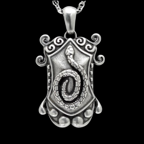 POISON - Snake and Shield Amulet